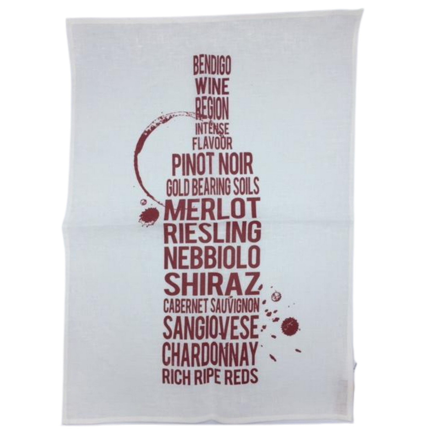 Wine Destination Bendigo Tea Towel