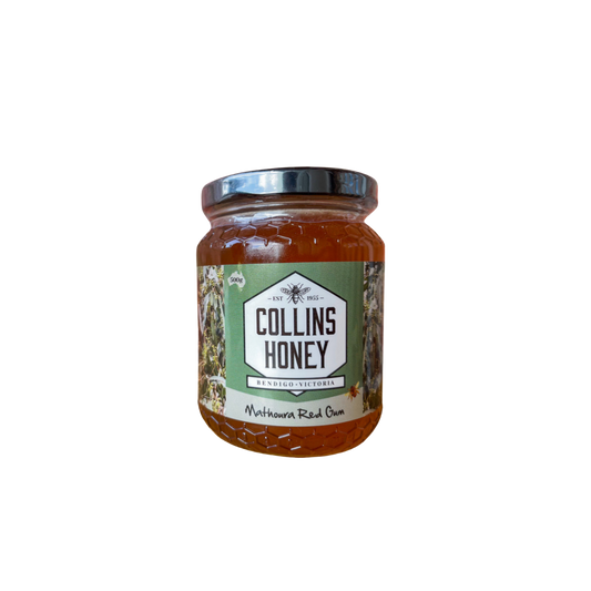 Collins Honey Glass Jar 500G