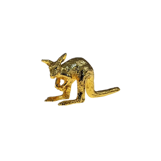 VA Gold Kangaroo Figurine