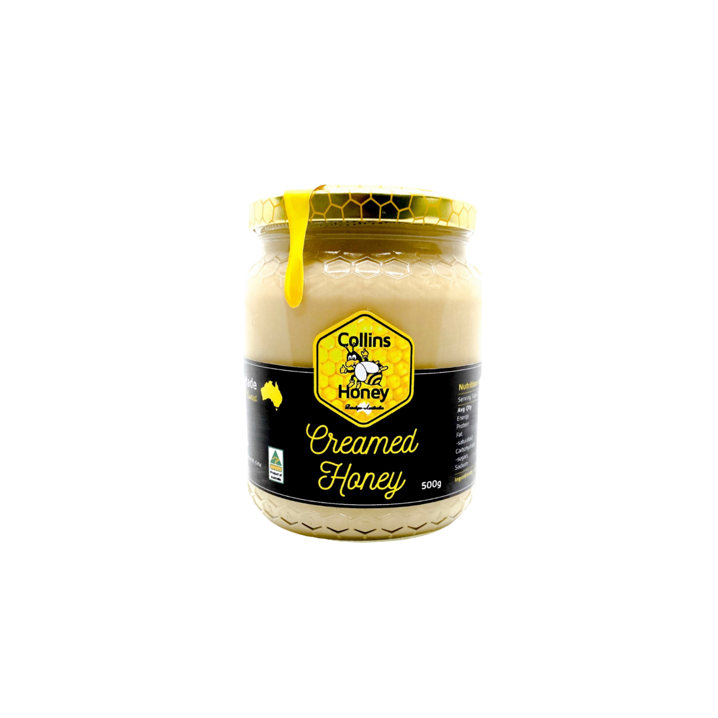 Collins Creamed Honey 500g